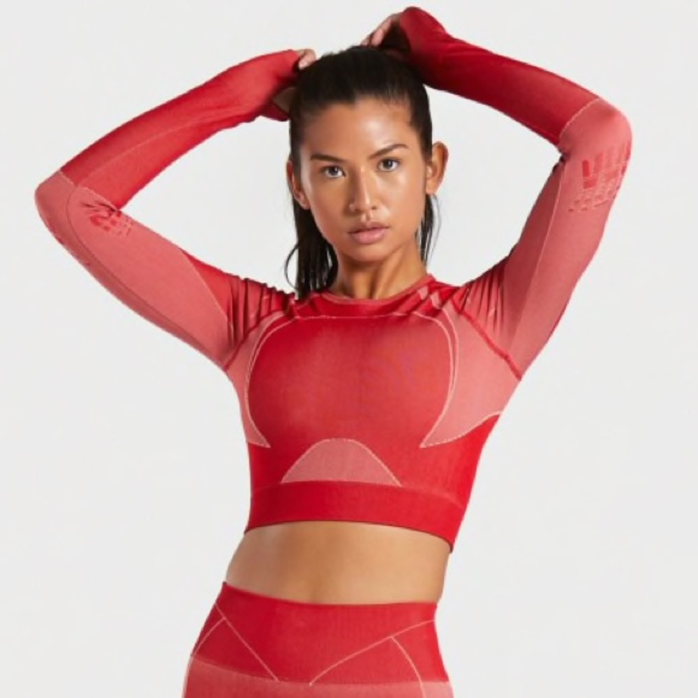 NWT gymshark turbo seamless crop top